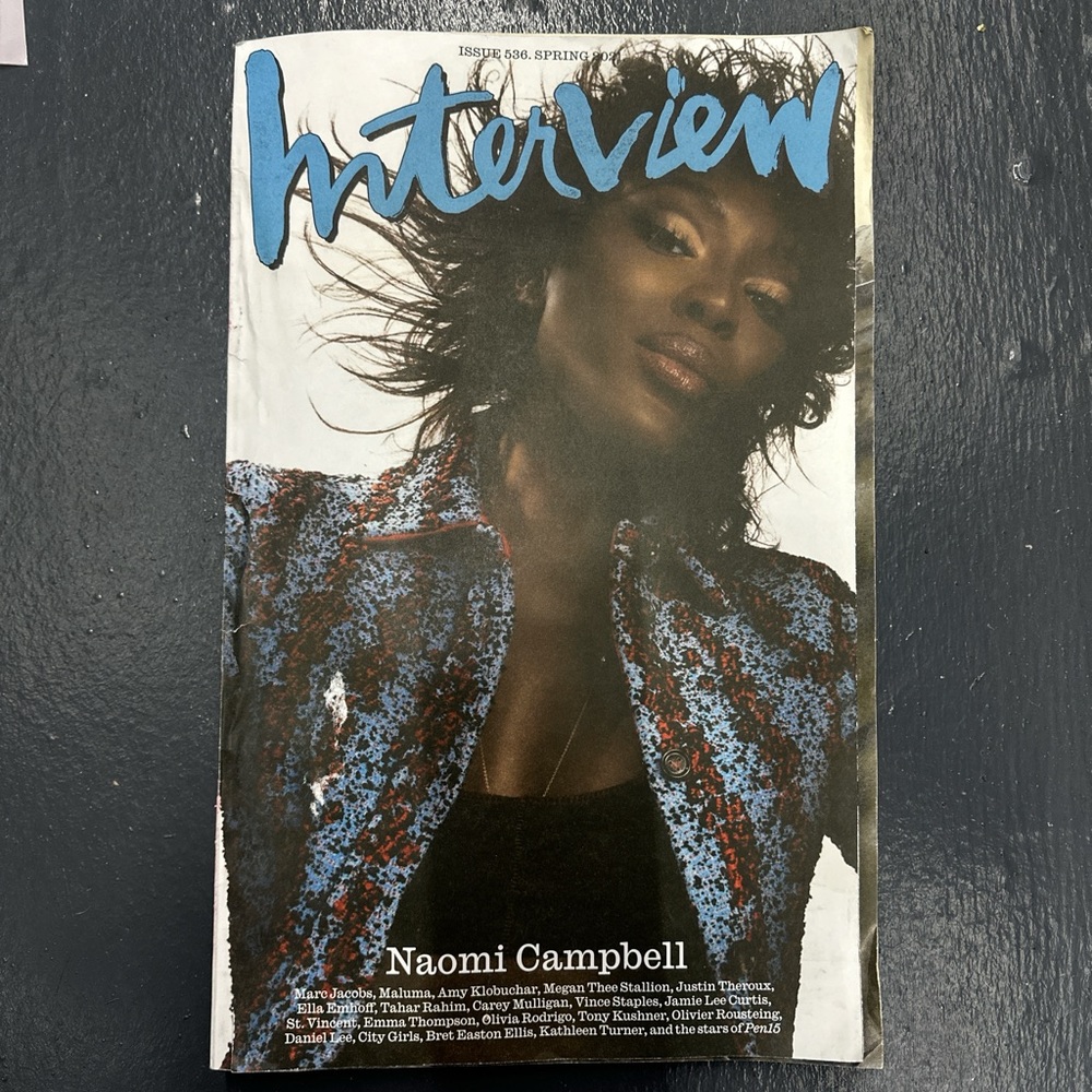 Naomi Campbell Interview Magazine Cover Spring 2021